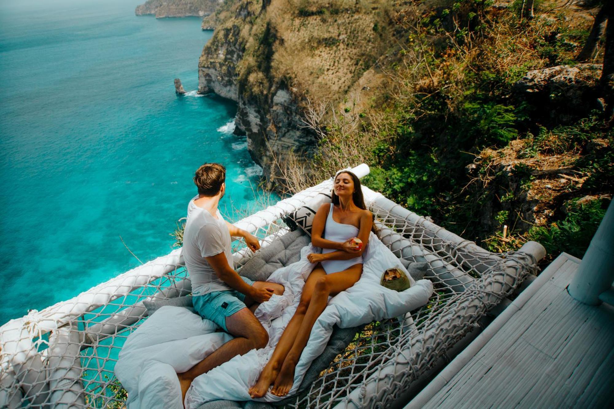 Tropical Glamping Nusa Penida Diamond Beach - Cliff Side Edge Pelilit Экстерьер фото